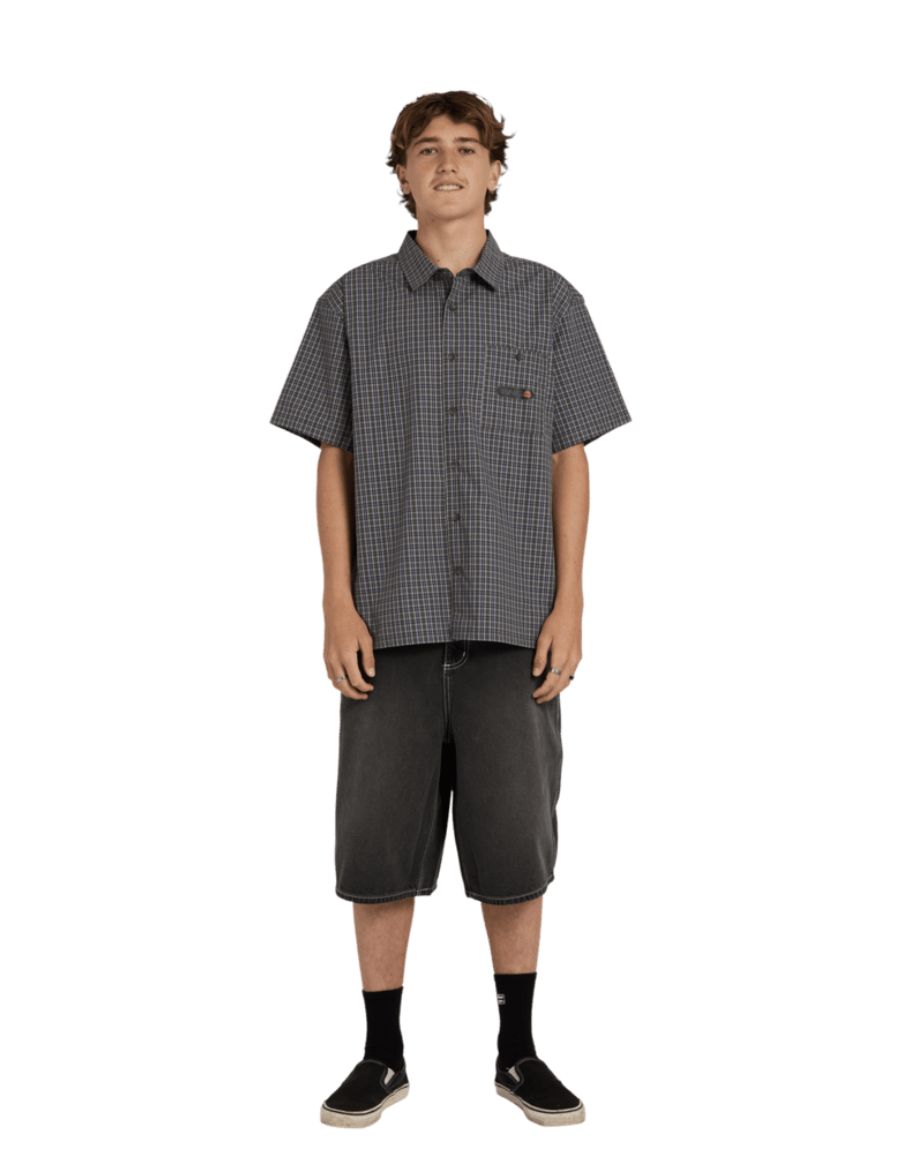 BILLABONG MENS SPEC MOGUL SS SHIRT - FOREST