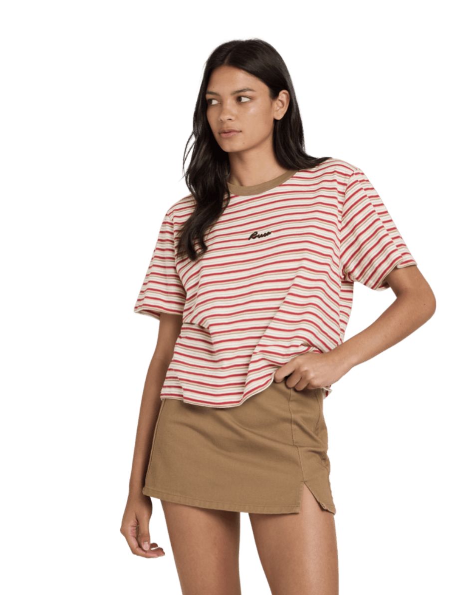 RVCA WOMENS REFORM SKIRT - COCOA