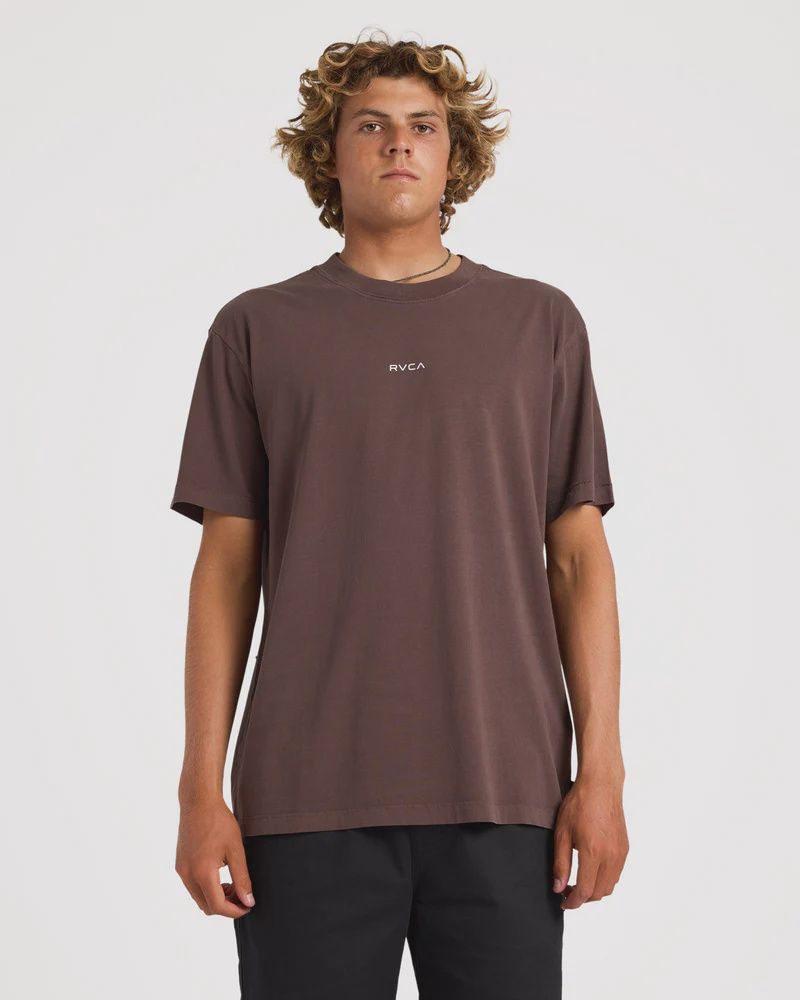 RVCA MENS RVCA UNFLIPPED SS TEE - MOCCA