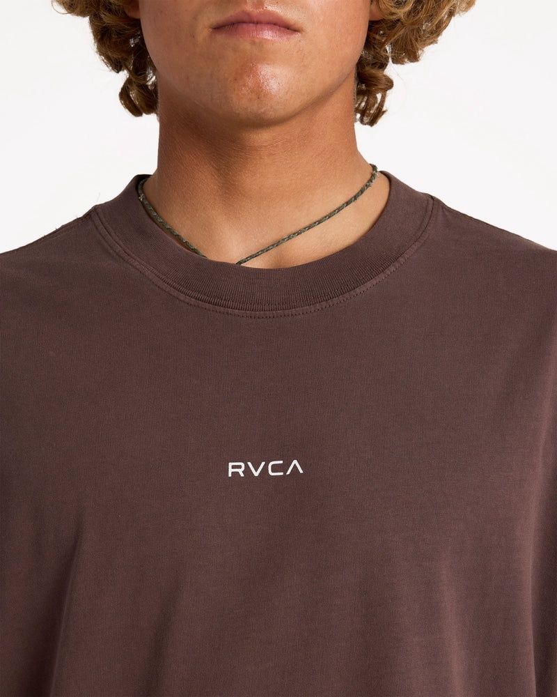 RVCA MENS RVCA UNFLIPPED SS TEE - MOCCA
