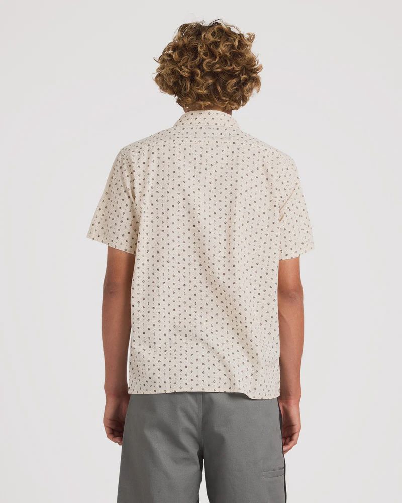 RVCA MENS BREEZY SS SHIRT - CERAMIC