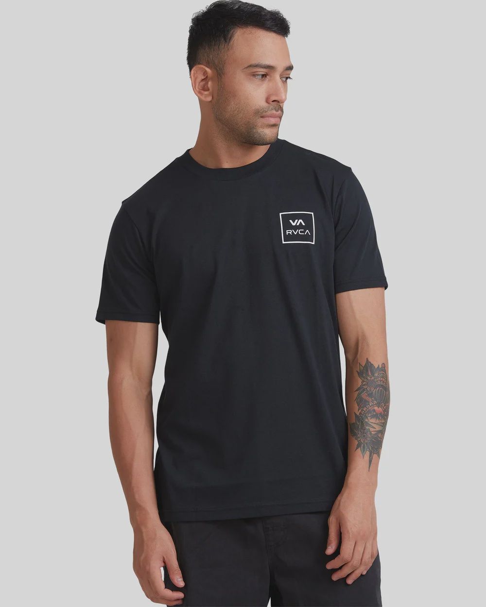 RVCA MENS VA ALL THE WAYS SS TEE - BLACK