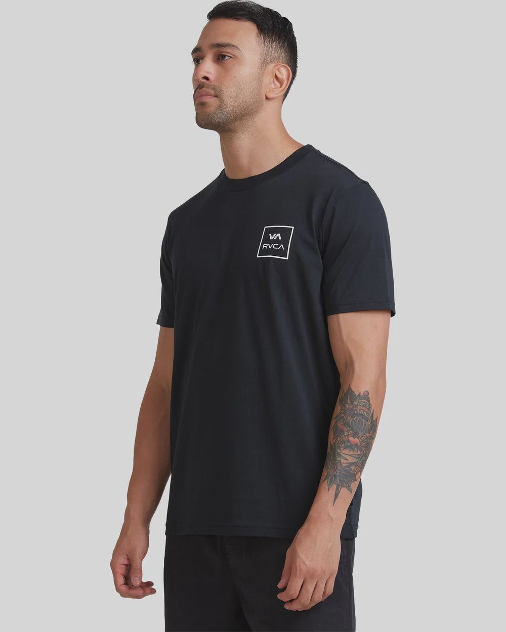 RVCA MENS VA ALL THE WAYS SS TEE - BLACK