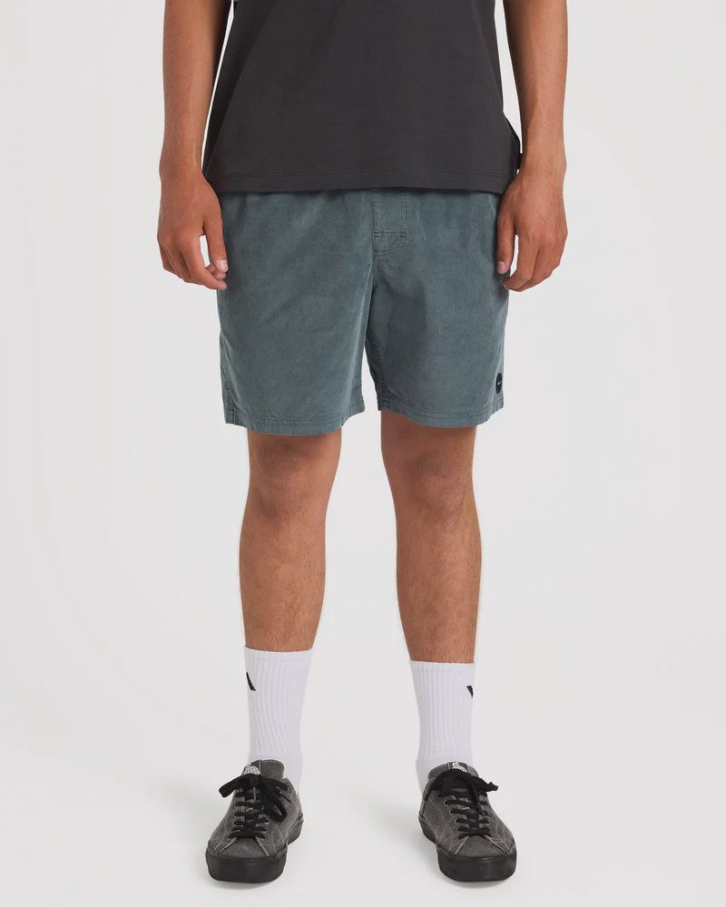 RVCA MENS ESCAPE ELASTIC CORD SHORT II - BALSAM GREEN