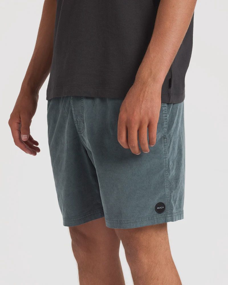 RVCA MENS ESCAPE ELASTIC CORD SHORT II - BALSAM GREEN