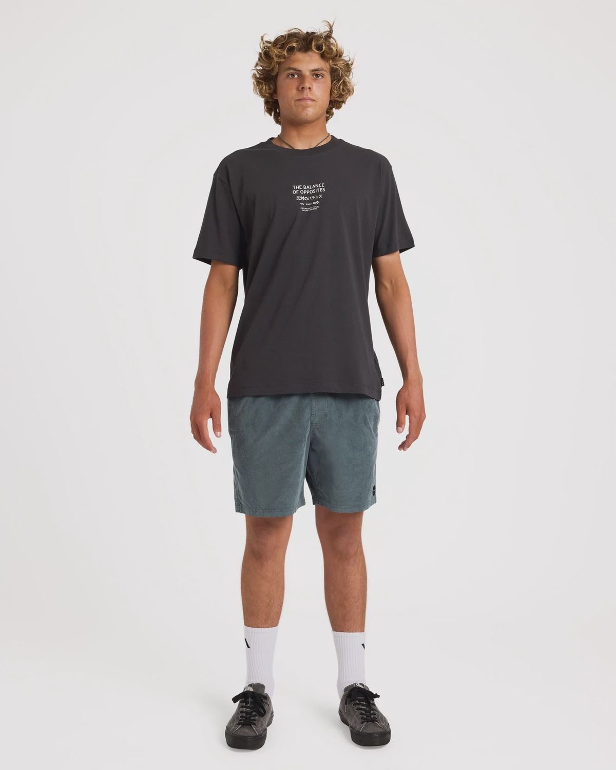 RVCA MENS ESCAPE ELASTIC CORD SHORT II - BALSAM GREEN