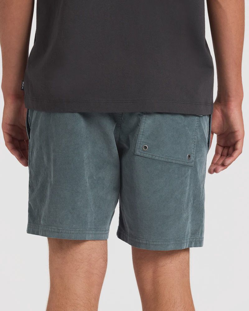 RVCA MENS ESCAPE ELASTIC CORD SHORT II - BALSAM GREEN
