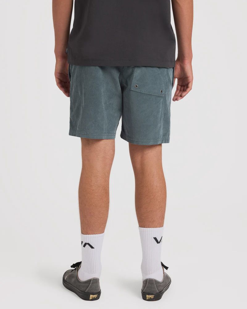 RVCA MENS ESCAPE ELASTIC CORD SHORT II - BALSAM GREEN
