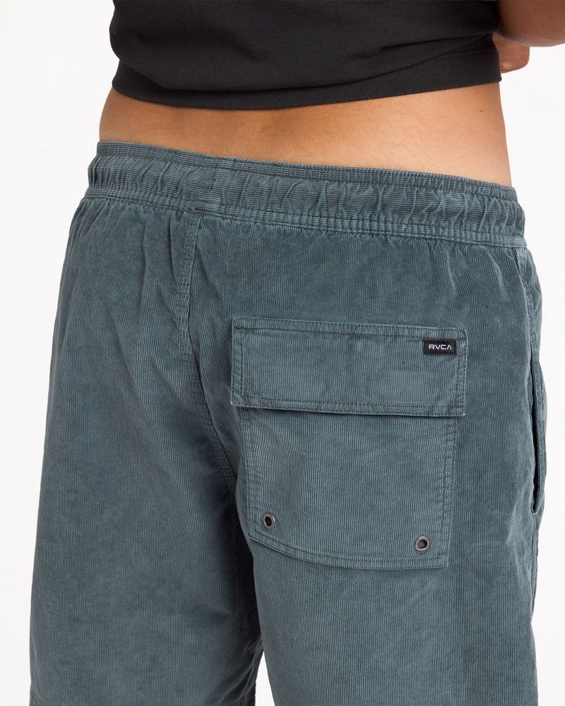 RVCA MENS ESCAPE ELASTIC CORD SHORT II - BALSAM GREEN