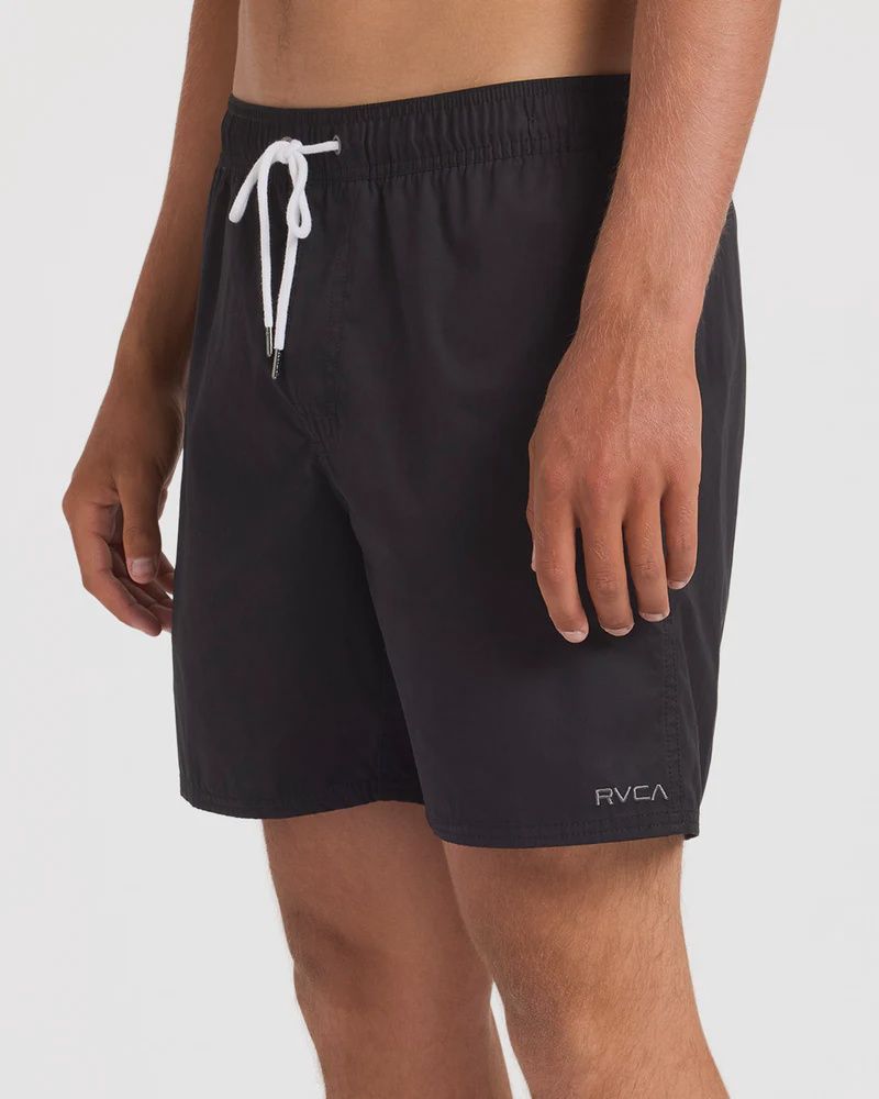 RVCA MENS OPPOSITES ELASTIC SHORT - BLACK