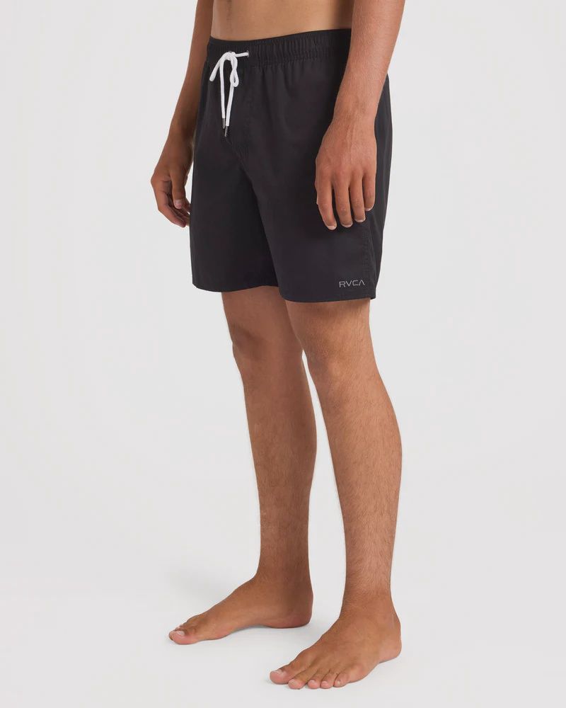 RVCA MENS OPPOSITES ELASTIC SHORT - BLACK