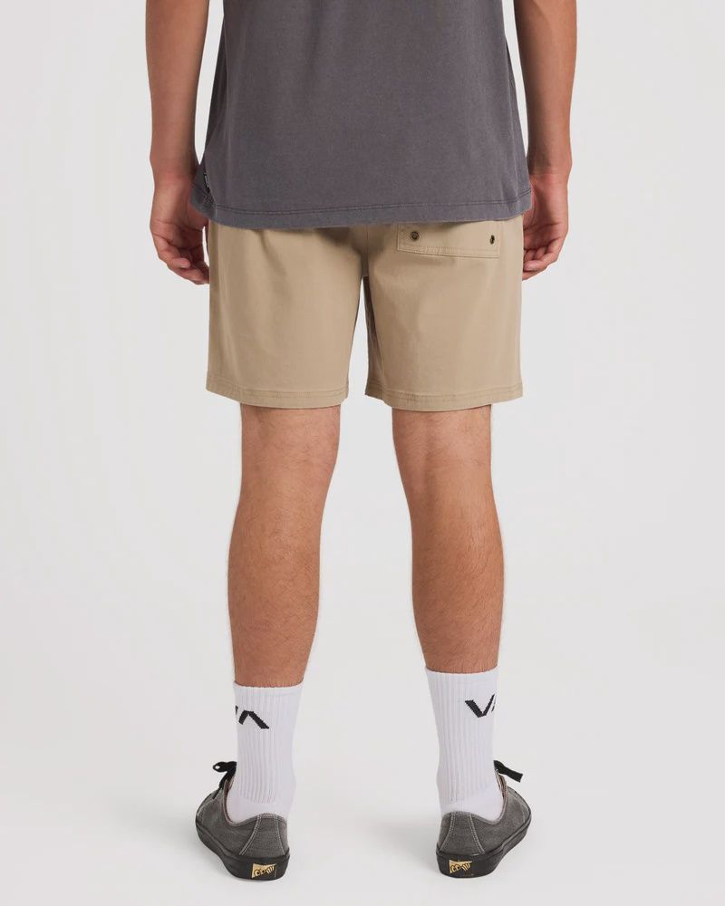 RVCA MENS ESCAPE ELASTIC SHORT - TIMBER