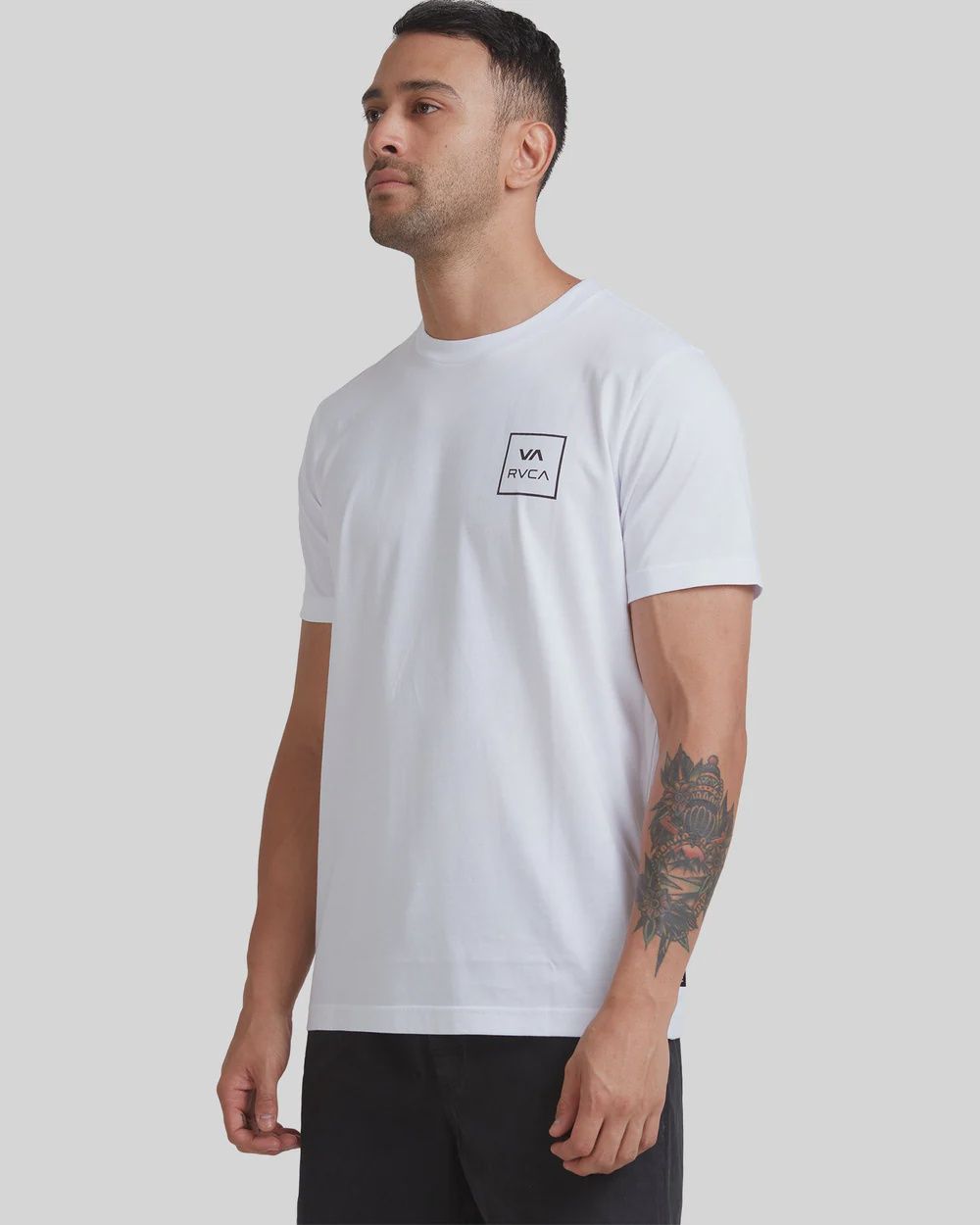RVCA MENS VA ALL THE WAYS SS TEE - WHITE