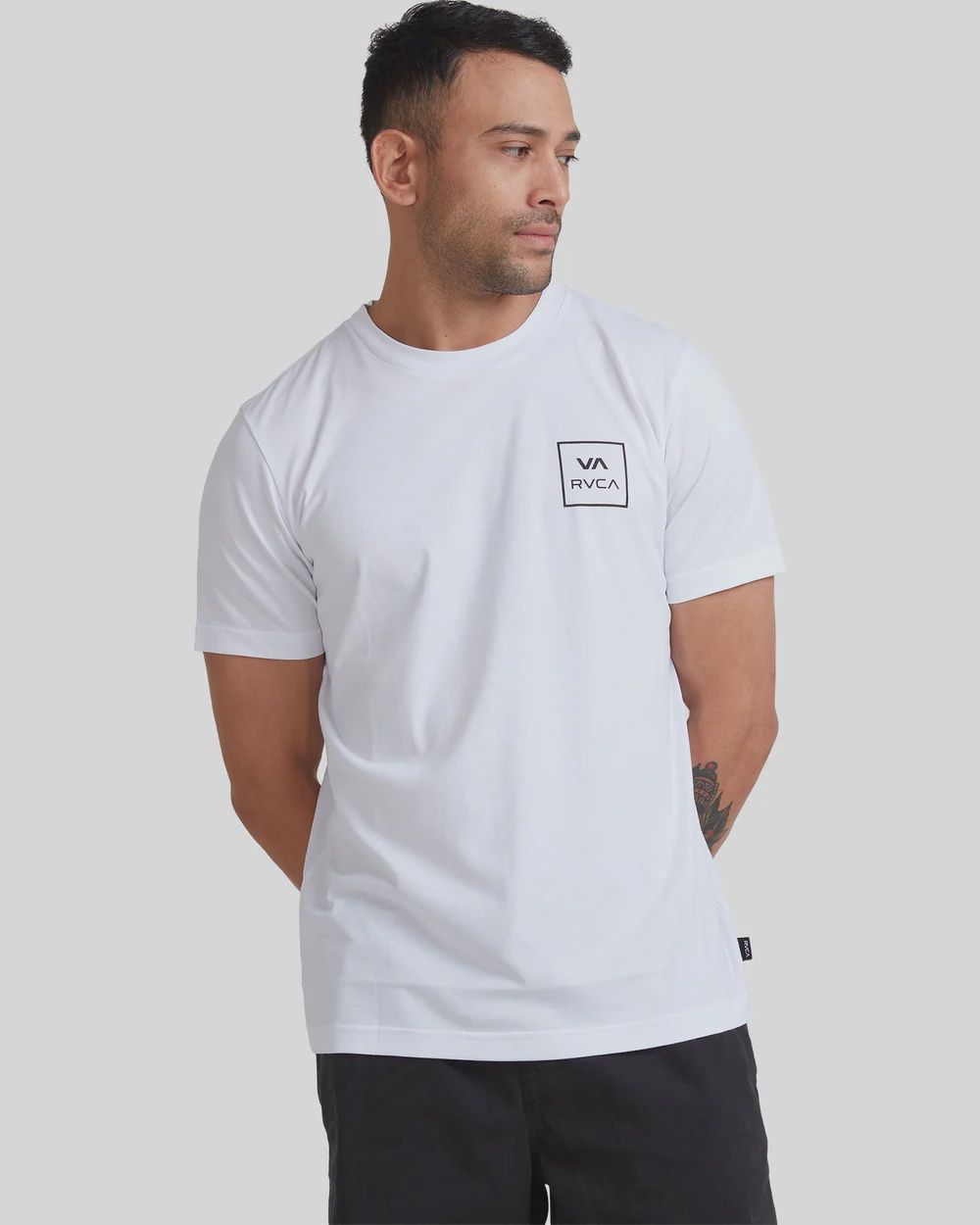 RVCA MENS VA ALL THE WAYS SS TEE - WHITE