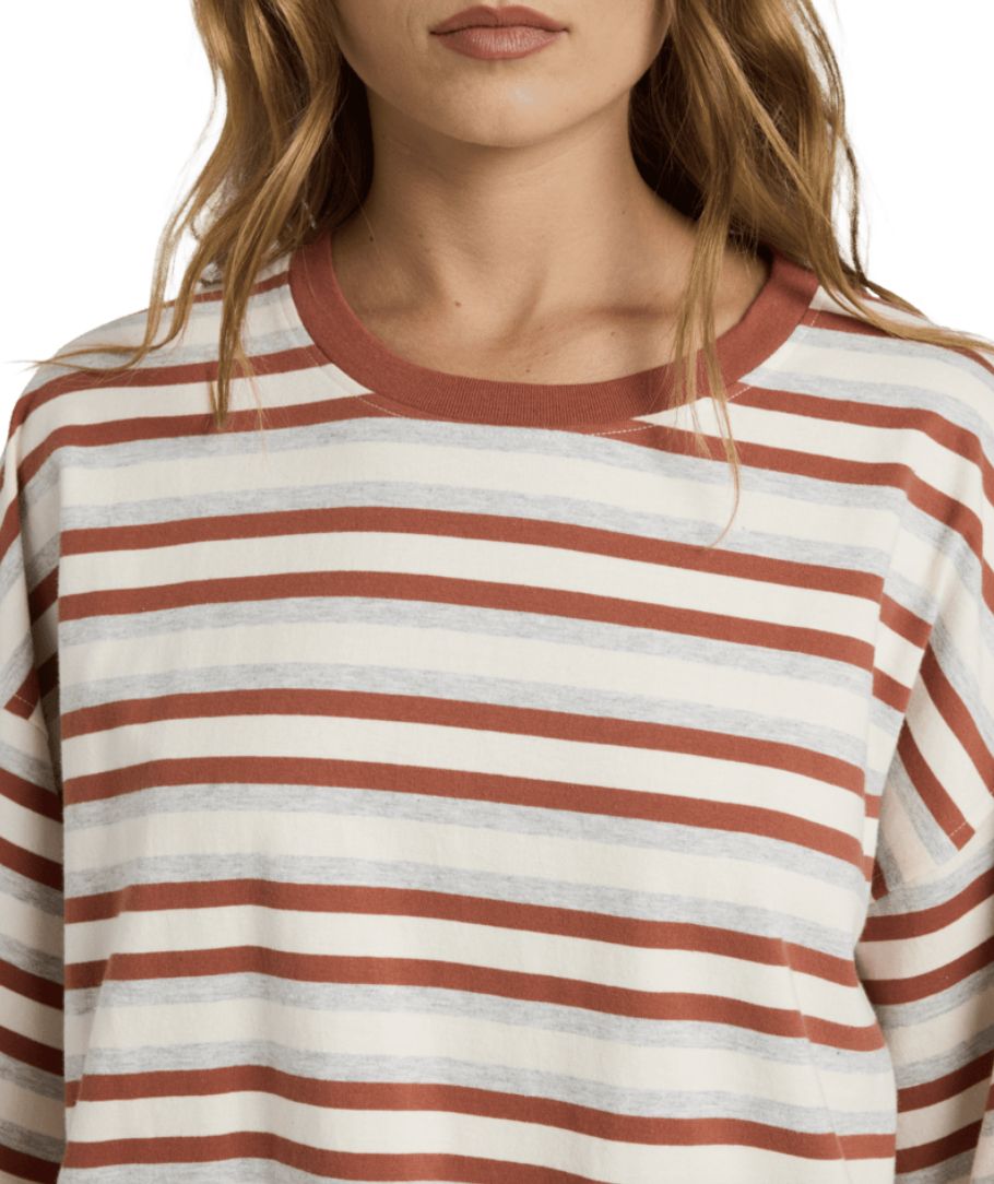 ROXY WOMENS PAVEMENT SS TEE - CHUTNEY