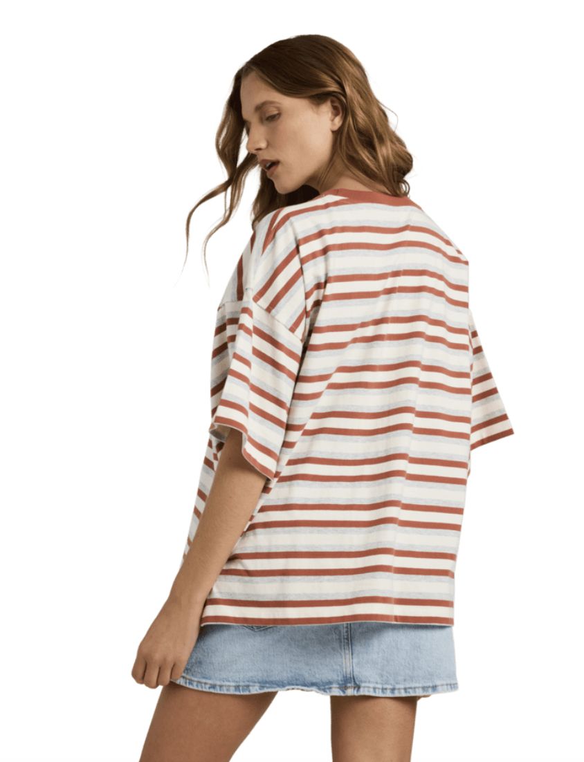 ROXY WOMENS PAVEMENT SS TEE - CHUTNEY