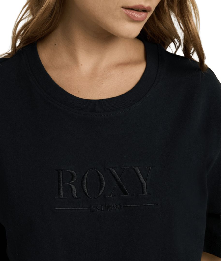 ROXY WOMENS SWEET LIFE SS TEE - BLACK