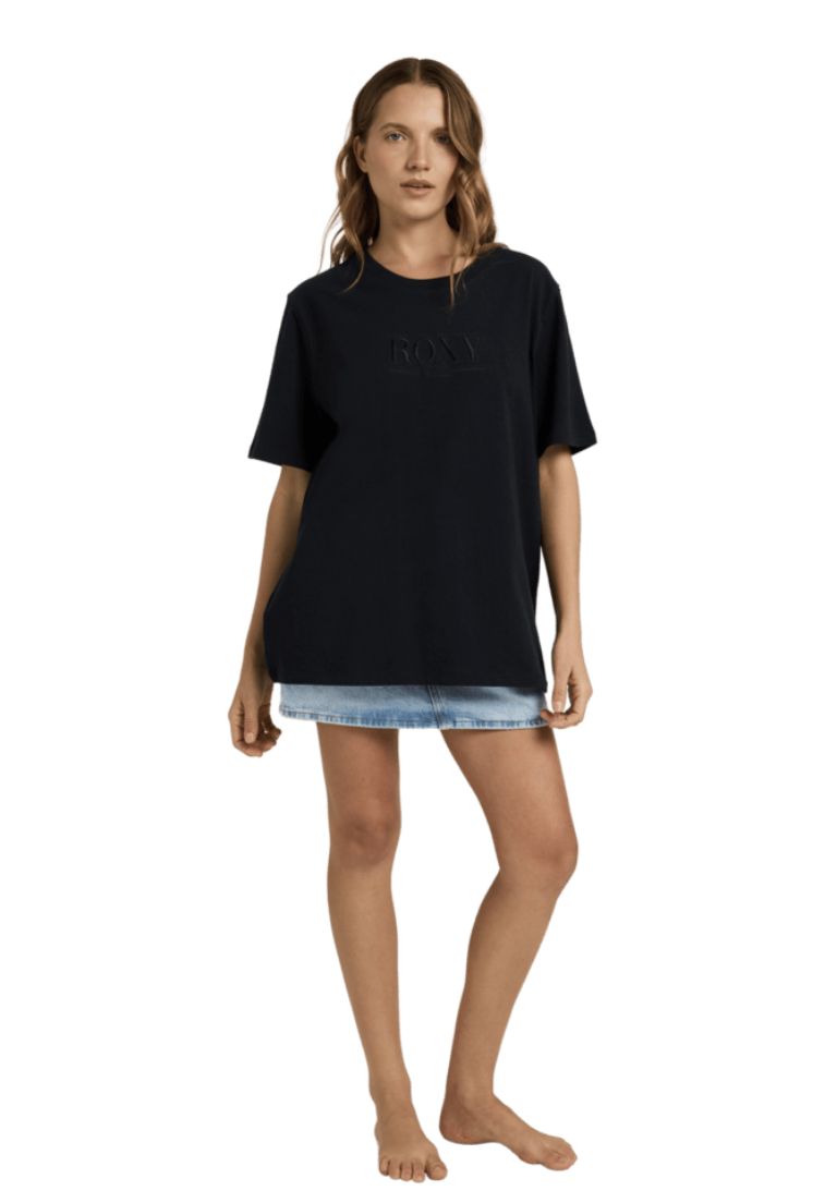ROXY WOMENS SWEET LIFE SS TEE - BLACK
