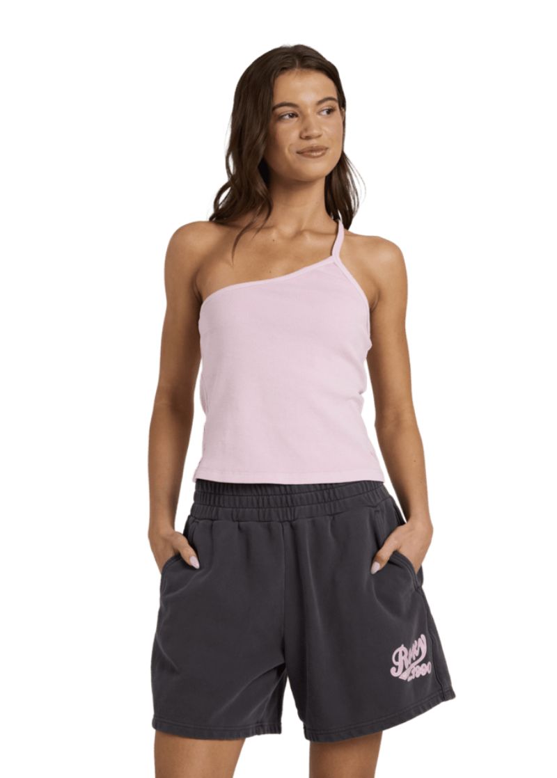 ROXY WOMENS LONG DAYS FLEECE SHORT - PHANTOM