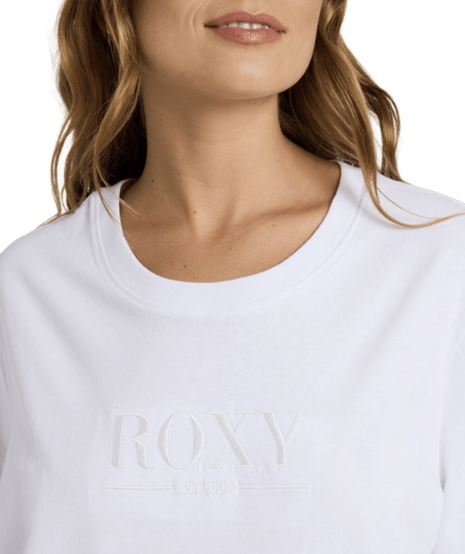ROXY WOMENS SWEET LIFE SS TEE - WHITE