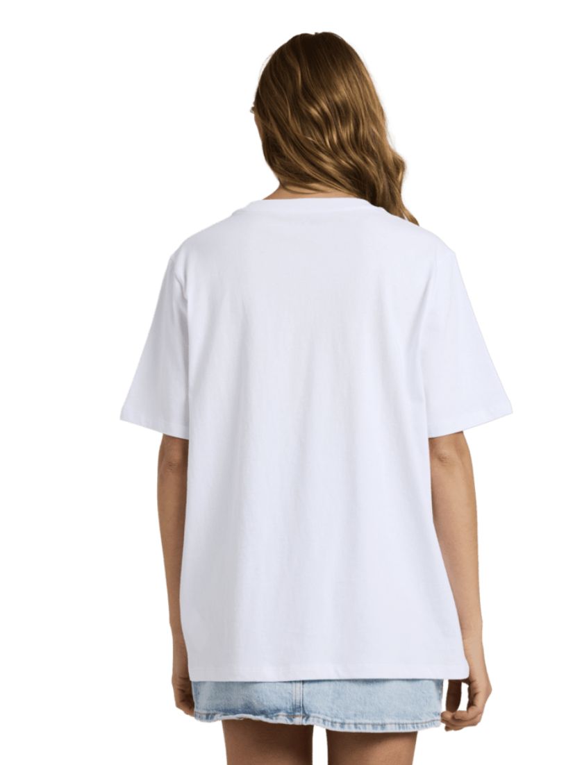 ROXY WOMENS SWEET LIFE SS TEE - WHITE