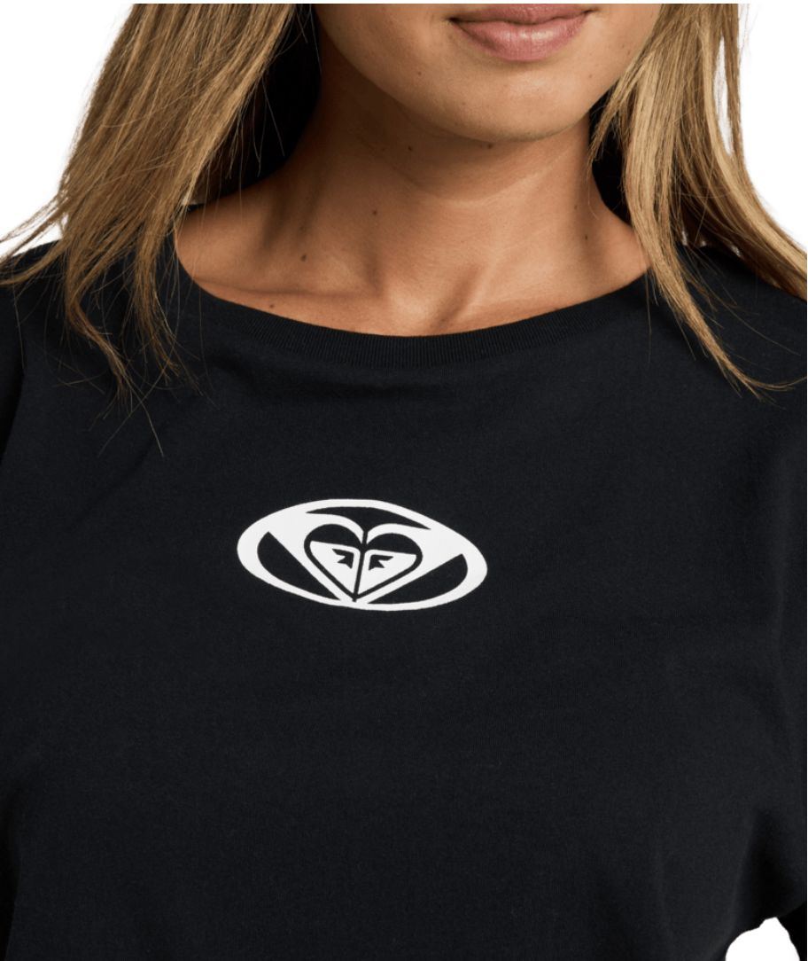 ROXY WOMENS SWELL SS TEE - BLACK