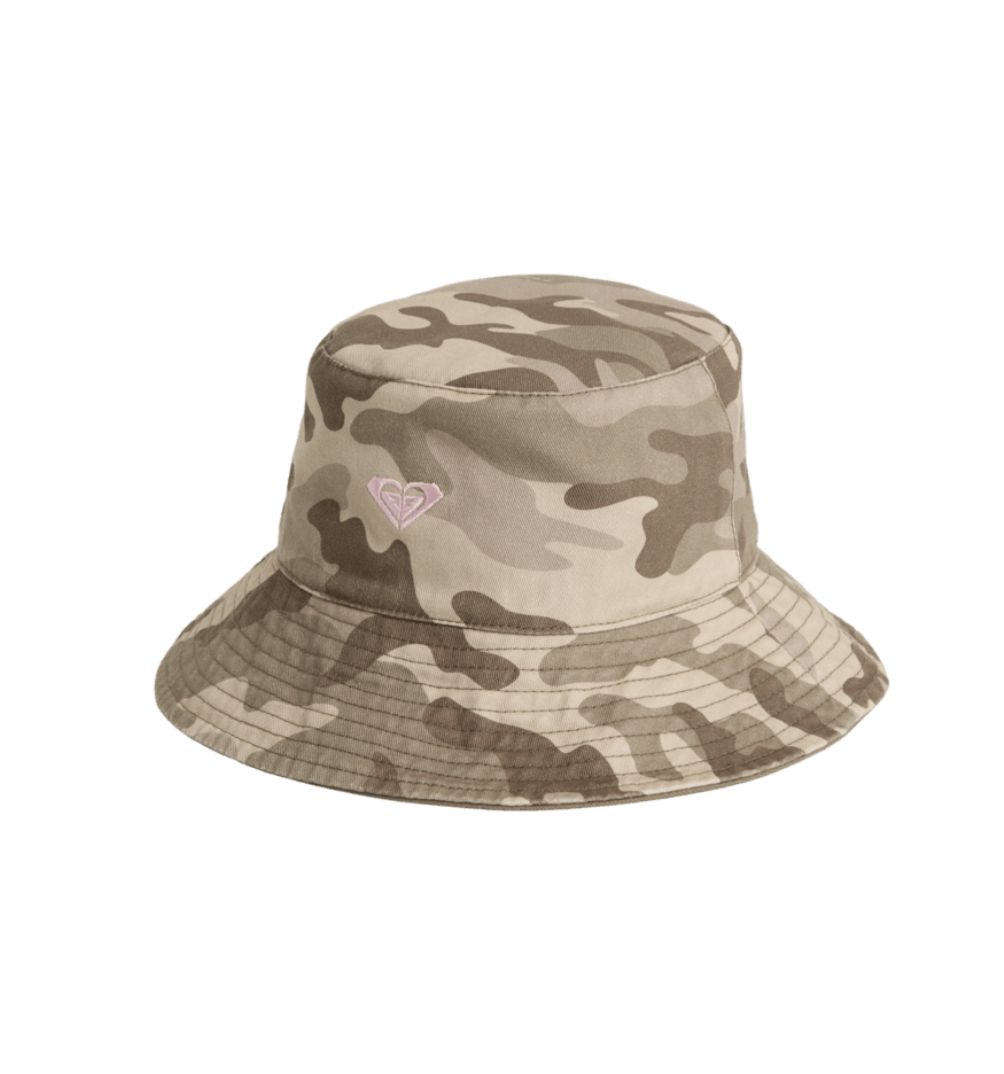 ROXY WOMENS WAHINE BUCKET HAT - DARK GREEN