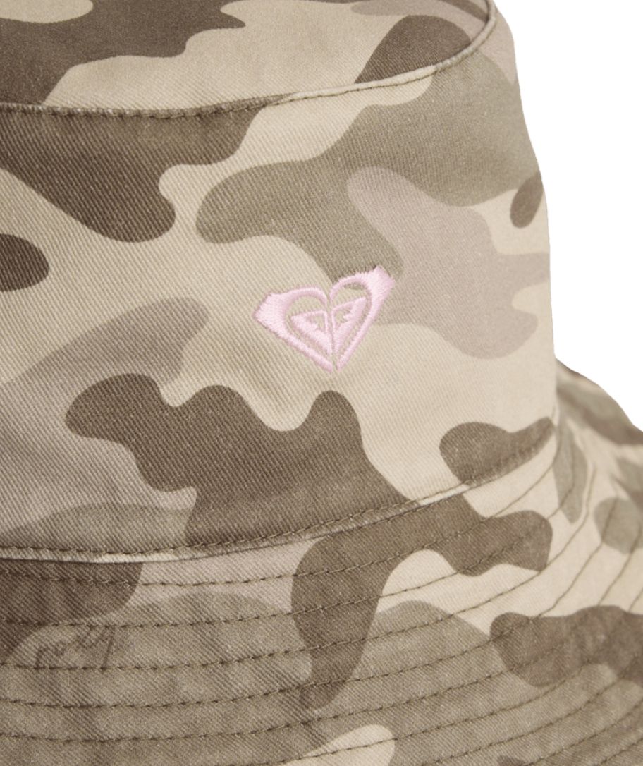 ROXY WOMENS WAHINE BUCKET HAT - DARK GREEN