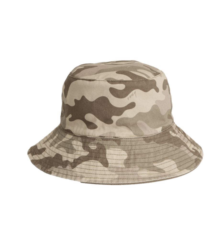 ROXY WOMENS WAHINE BUCKET HAT - DARK GREEN