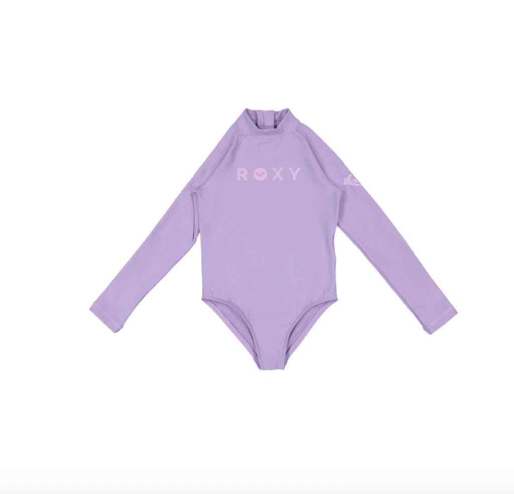 ROXY TODDLER GIRLS HEATER LS SWIM SUIT - VIOLA