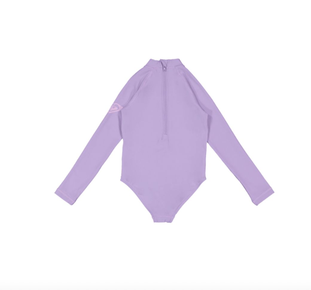 ROXY TODDLER GIRLS HEATER LS SWIM SUIT - VIOLA
