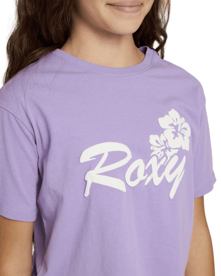 ROXY GIRLS SUMMER WAVE SS TEE - VIOLA