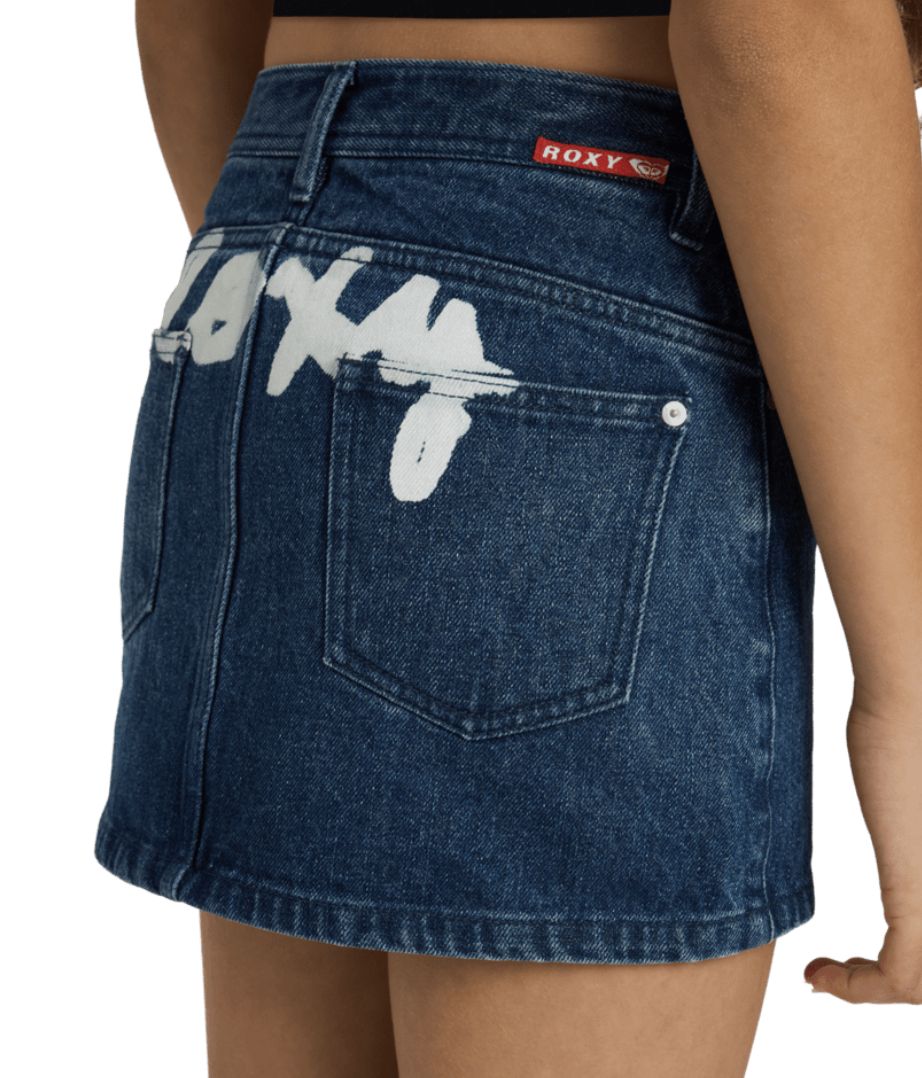 ROXY GIRLS RG BACKSLIDER SKIRT - BLUE