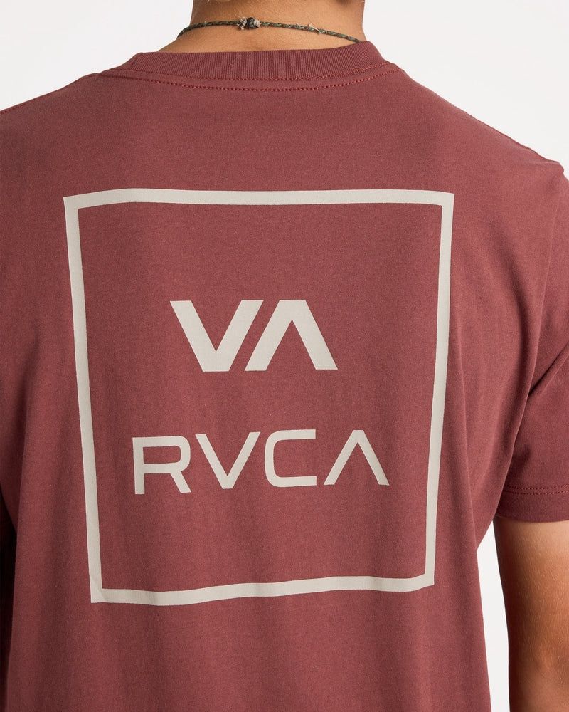 RVCA MENS VA ALL THE WAYS SS TEE - RED EARTH