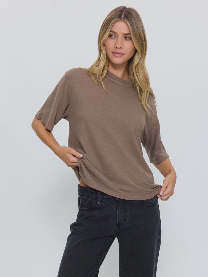 THRILLS WOMENS HEMP SQUARE TEE - FALCON
