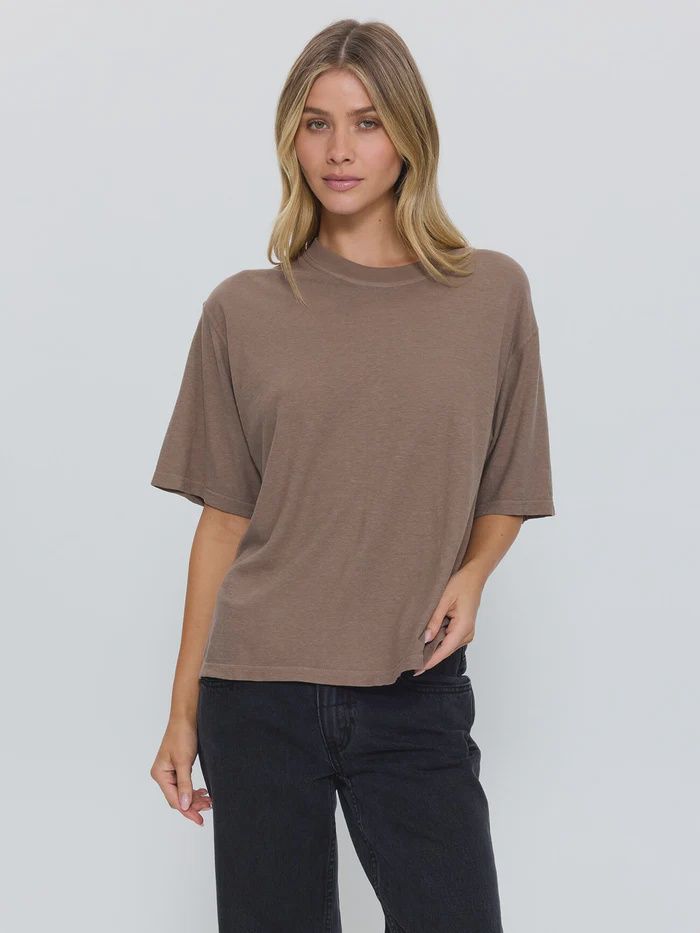 THRILLS WOMENS HEMP SQUARE TEE - FALCON