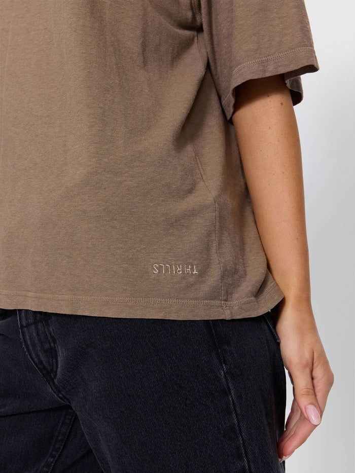 THRILLS WOMENS HEMP SQUARE TEE - FALCON