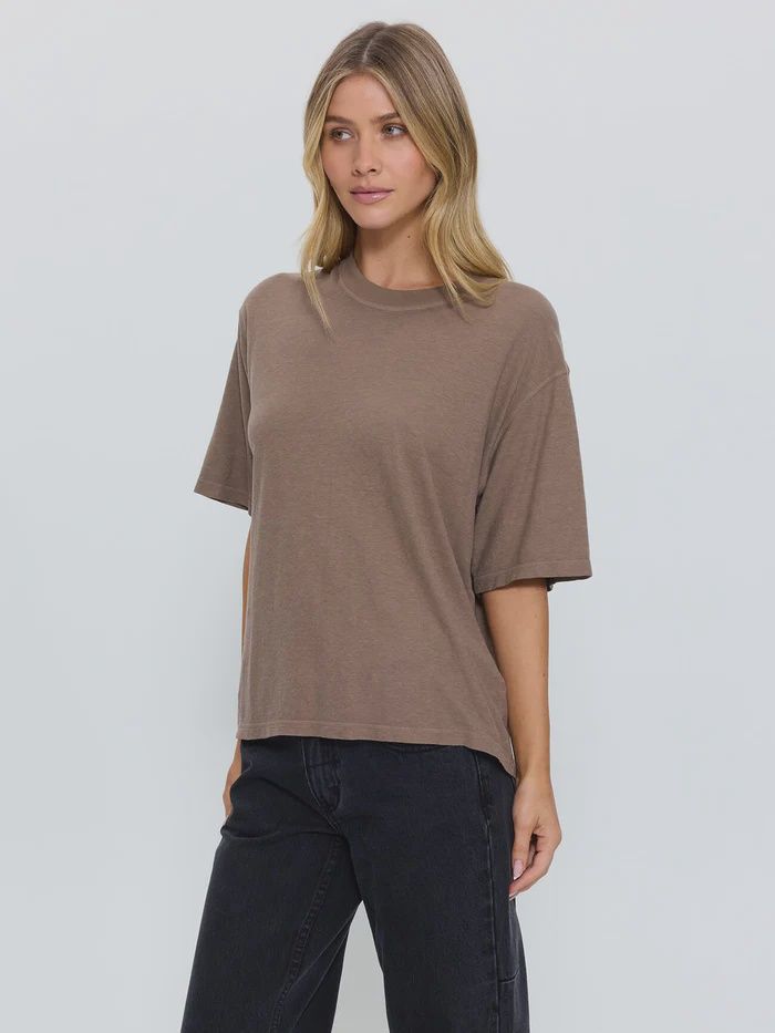 THRILLS WOMENS HEMP SQUARE TEE - FALCON