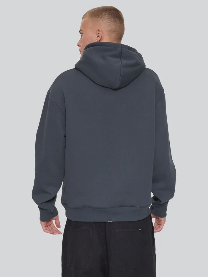 THRILLS MENS STAGGER SLOUCH PULL ON CROPPED HOOD - PETROL