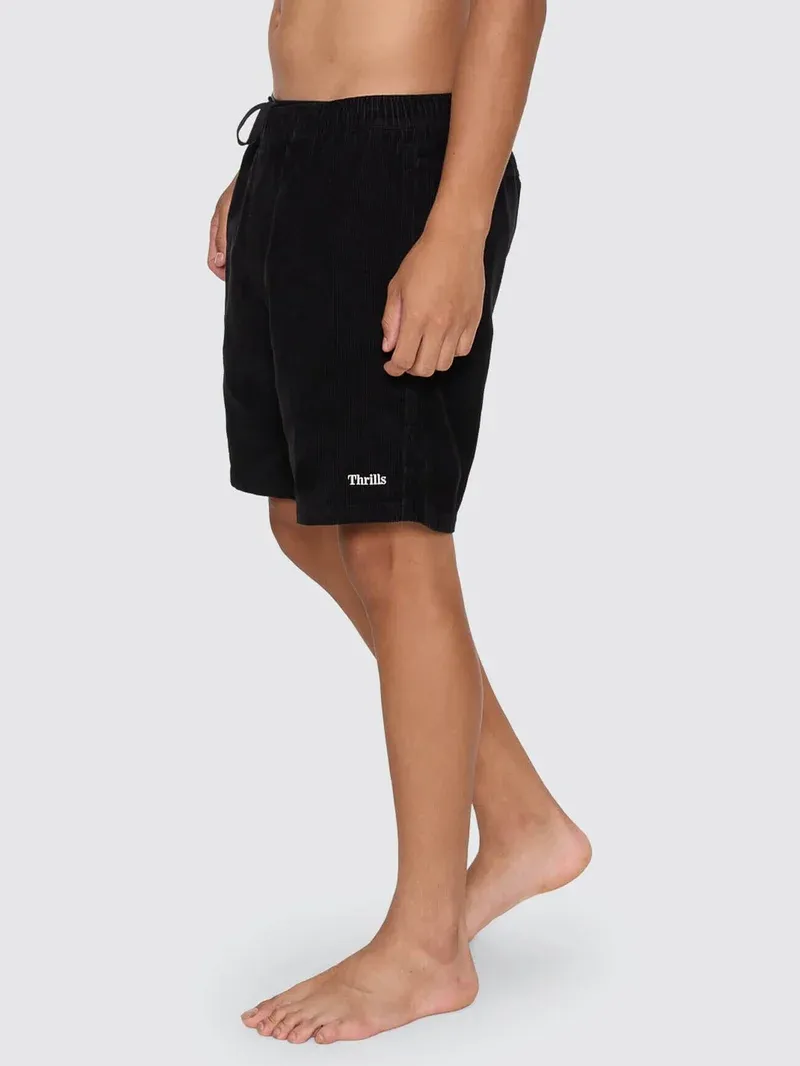 THRILLS MENS THRILLS FOREVER CORD VOLLEY - BLACK
