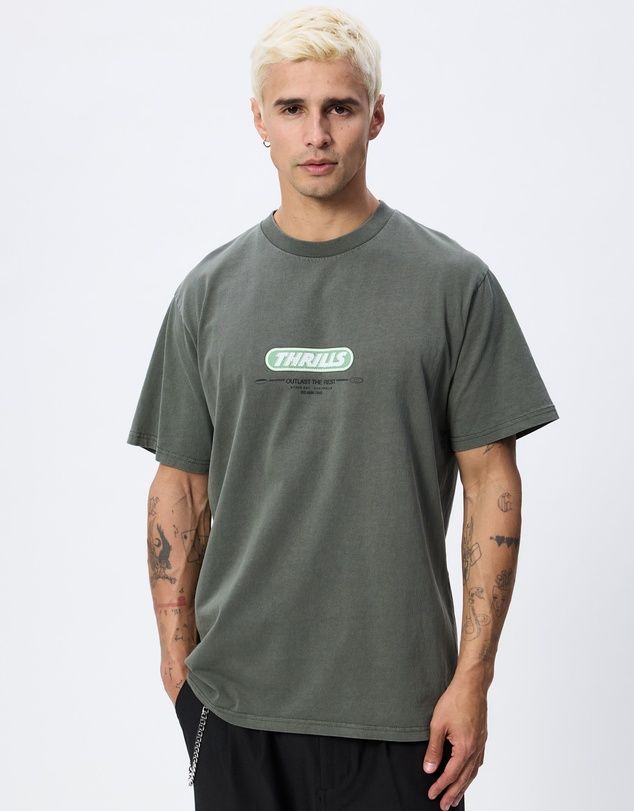 THRILLS MENS BUILT TO WIN MERCH TEE - BEETLE