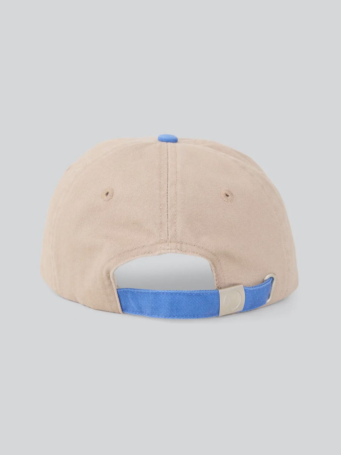 WORSHIP MENS SHADOW CHERUB 6 PANEL SHORT BRIM HAT - BLUE - TAN