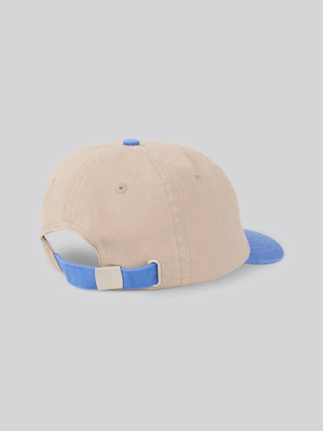 WORSHIP MENS SHADOW CHERUB 6 PANEL SHORT BRIM HAT - BLUE - TAN