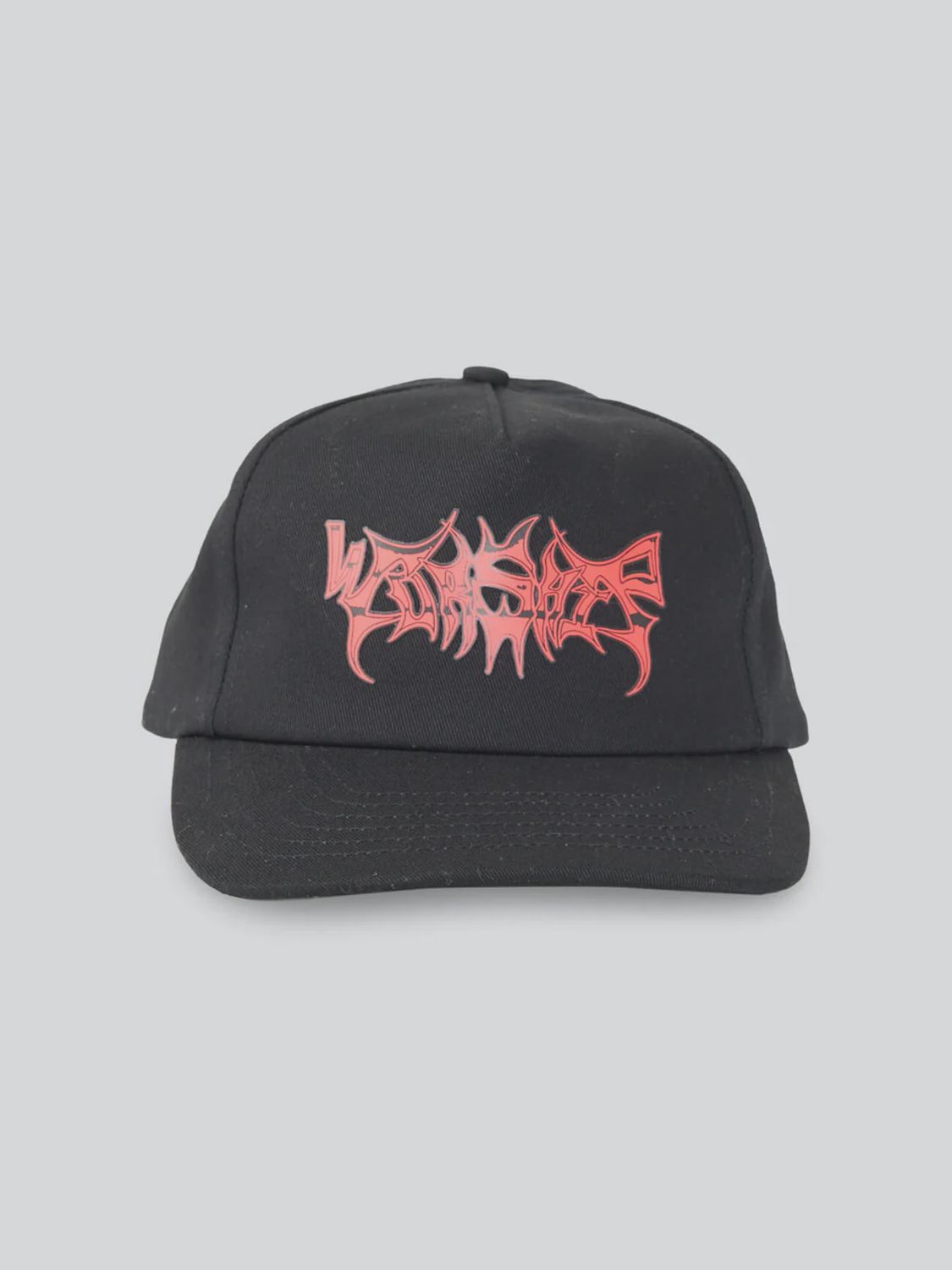 WORSHIP MENS OBSIDIAN 5 PANEL HAT - BLACK