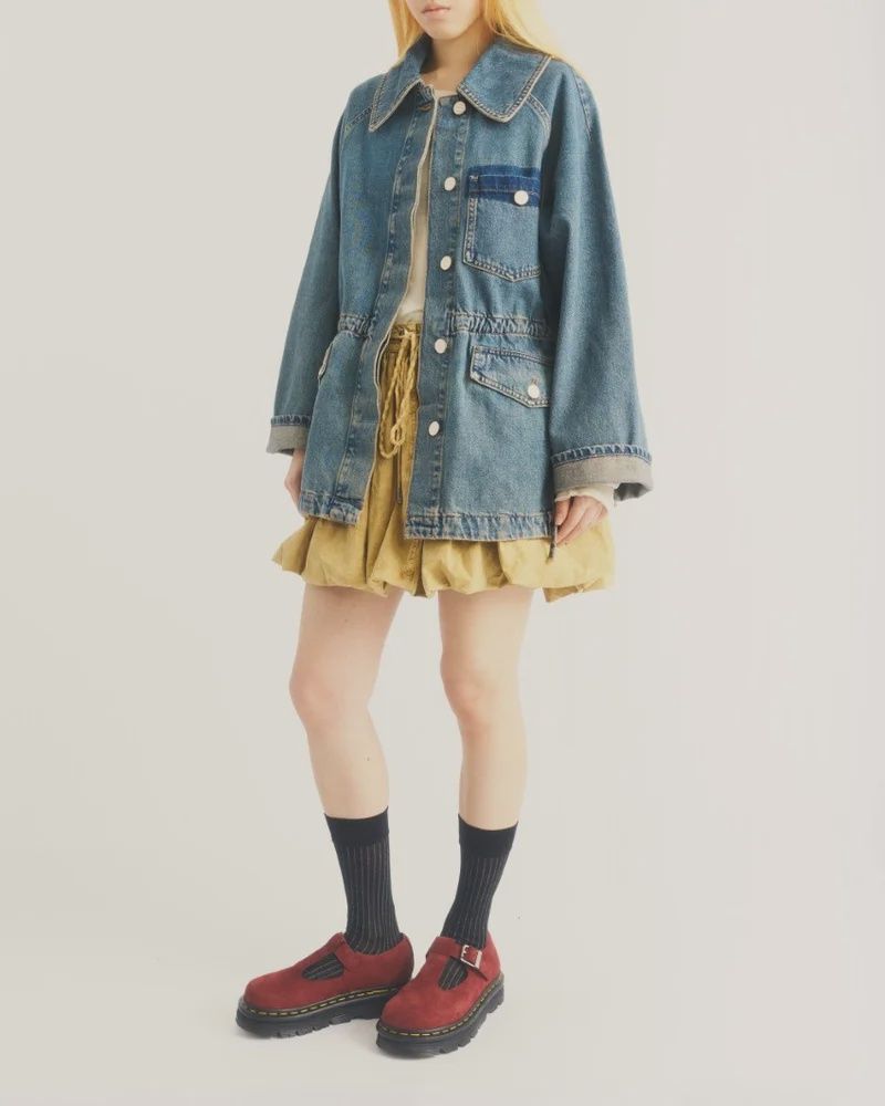DR MARTENS ZEBZAG MARY JANE - CHERRY RED MILLED NUBUCK