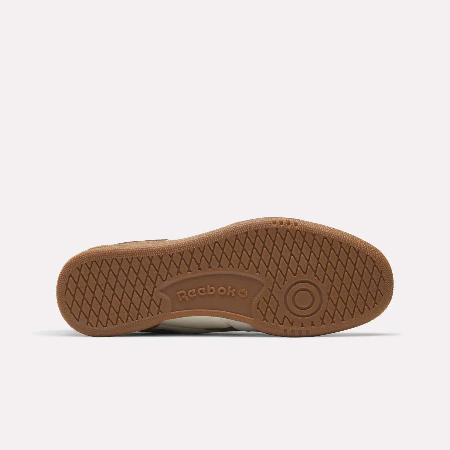 REEBOK MENS CLUB C REVENGE VINTAGE SHOE - CHALK/FORMALBROWN/GUM