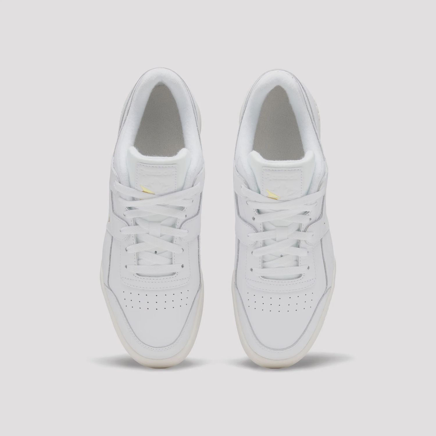 REEBOK UNISEX WORKOUT PLUS SHOE - CHALK/FTWRWHITE/GOLDMETALLIC