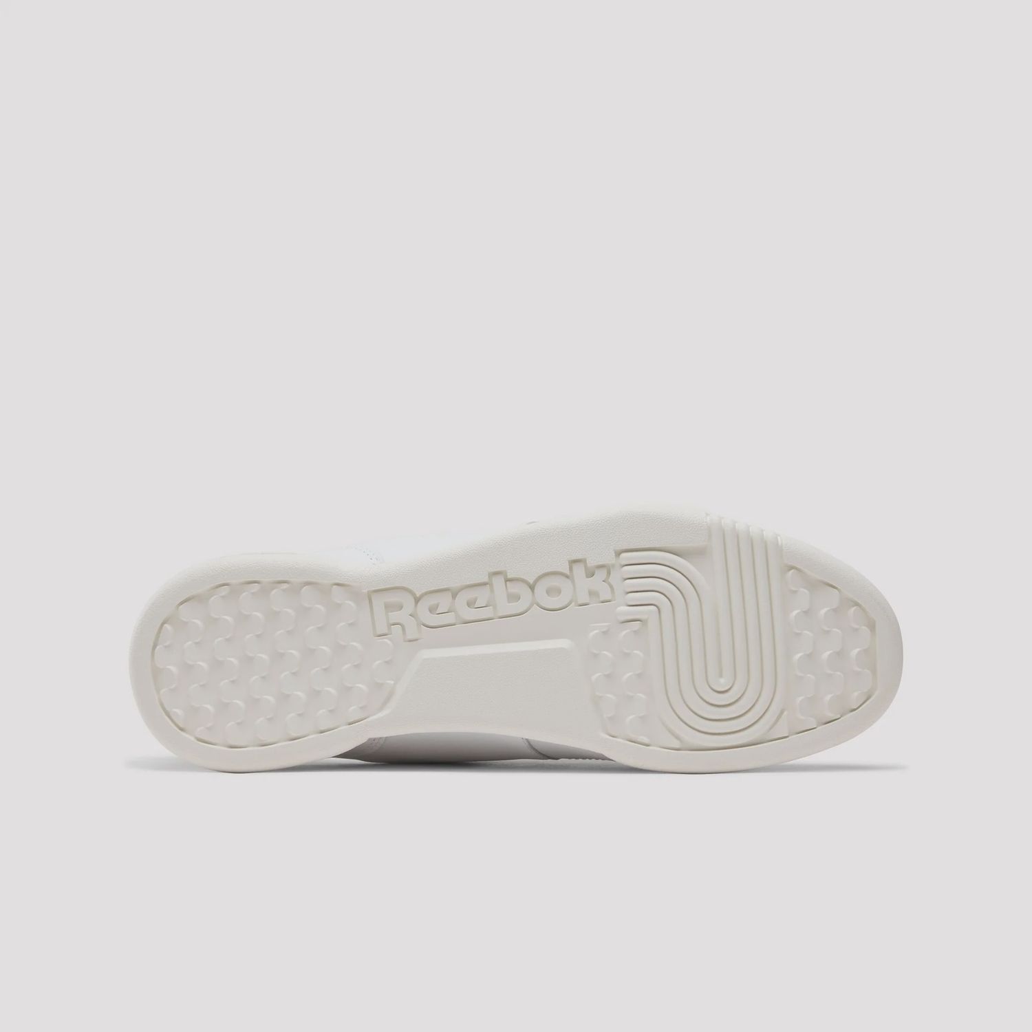 REEBOK UNISEX WORKOUT PLUS SHOE - CHALK/FTWRWHITE/GOLDMETALLIC