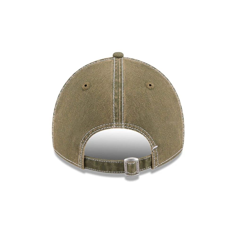 NEW ERA 9TWENTY LA DODGERS MBL ADJUSTABLE CAP - STENCIL DISTRESS GREEN