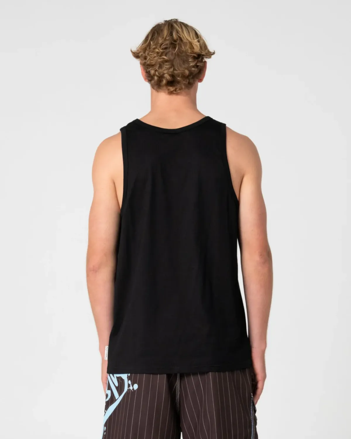 RUSTY MENS FRAGMENT TANK - BLACK